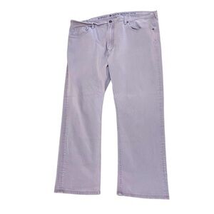 Men’s Buffalo David Bitton gray stretch cotton slim straight pants jeans 44/30